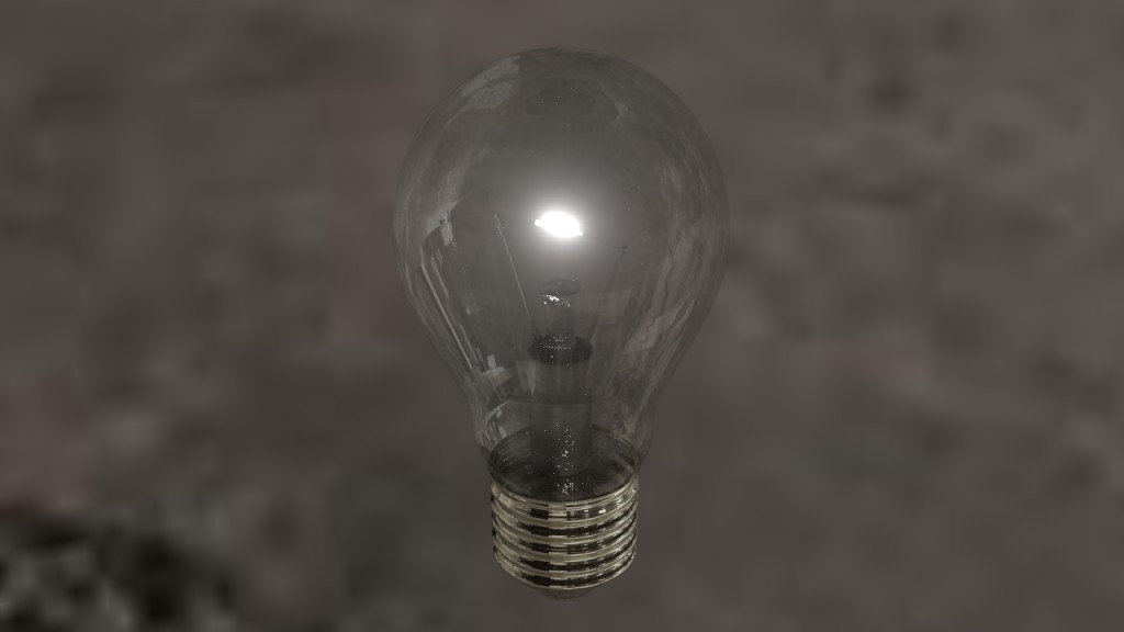 Glowing Light Bulb preview image 1